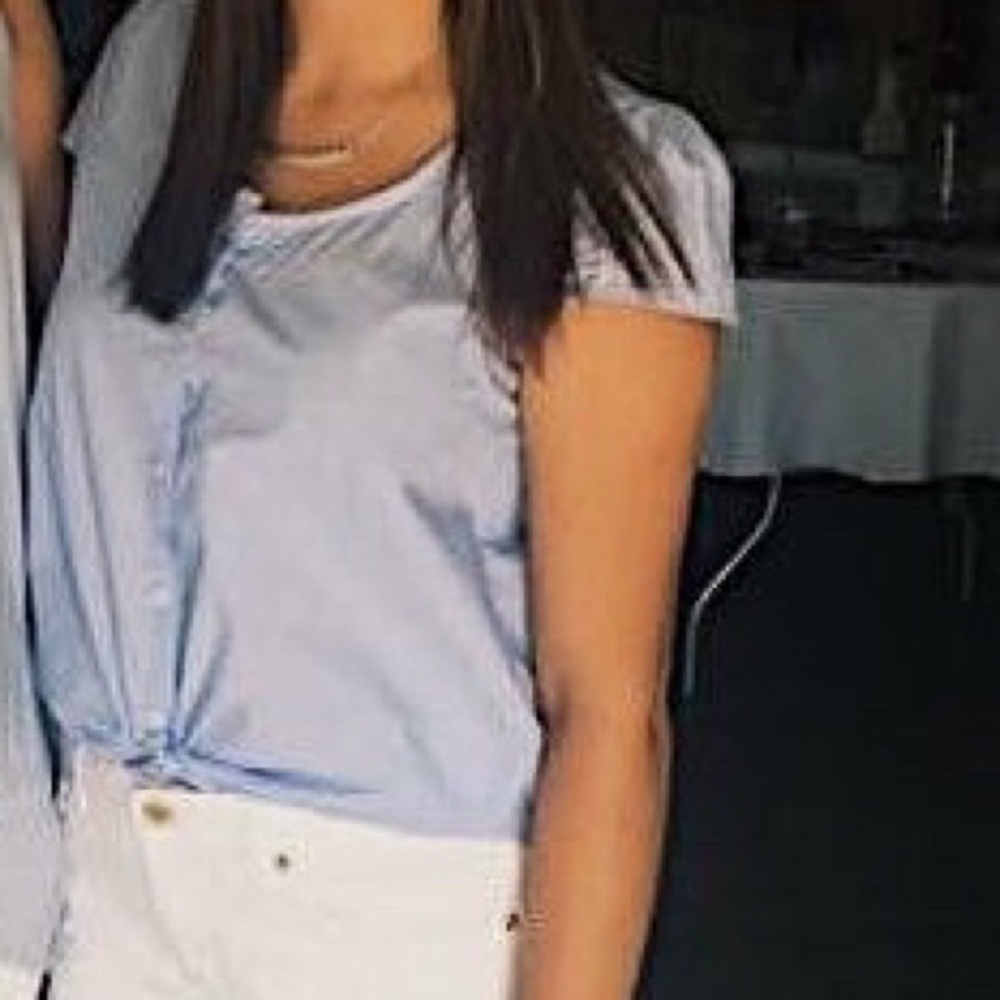 Baby Blue Blouse